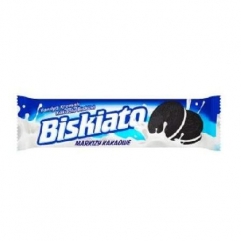 BISKIATO biscuits cocoa  with vanilla cream 68gr