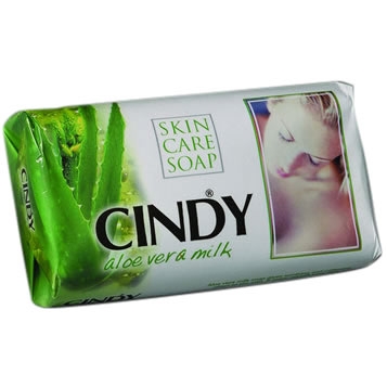 CINDY toilet soap with  aloe vera and milk 150gr